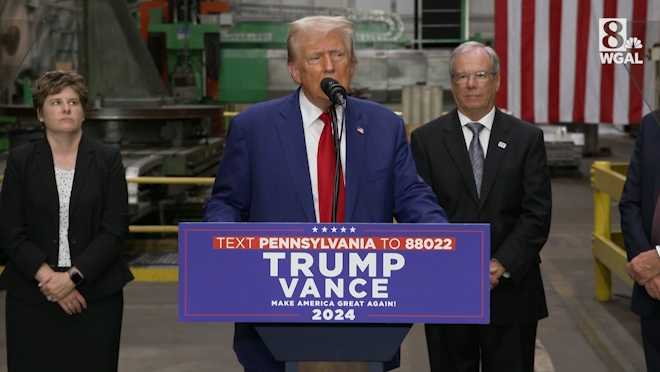 Donald Trump kunjungi bisnis Pennsylvania, promosikan rencana ekonomi